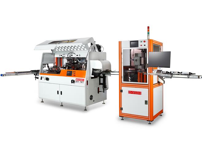 HY-767全自动丝印机＋CCD视觉检测
