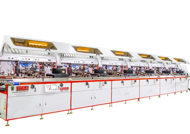 HY-767全自动1-6色丝印及固化生产线